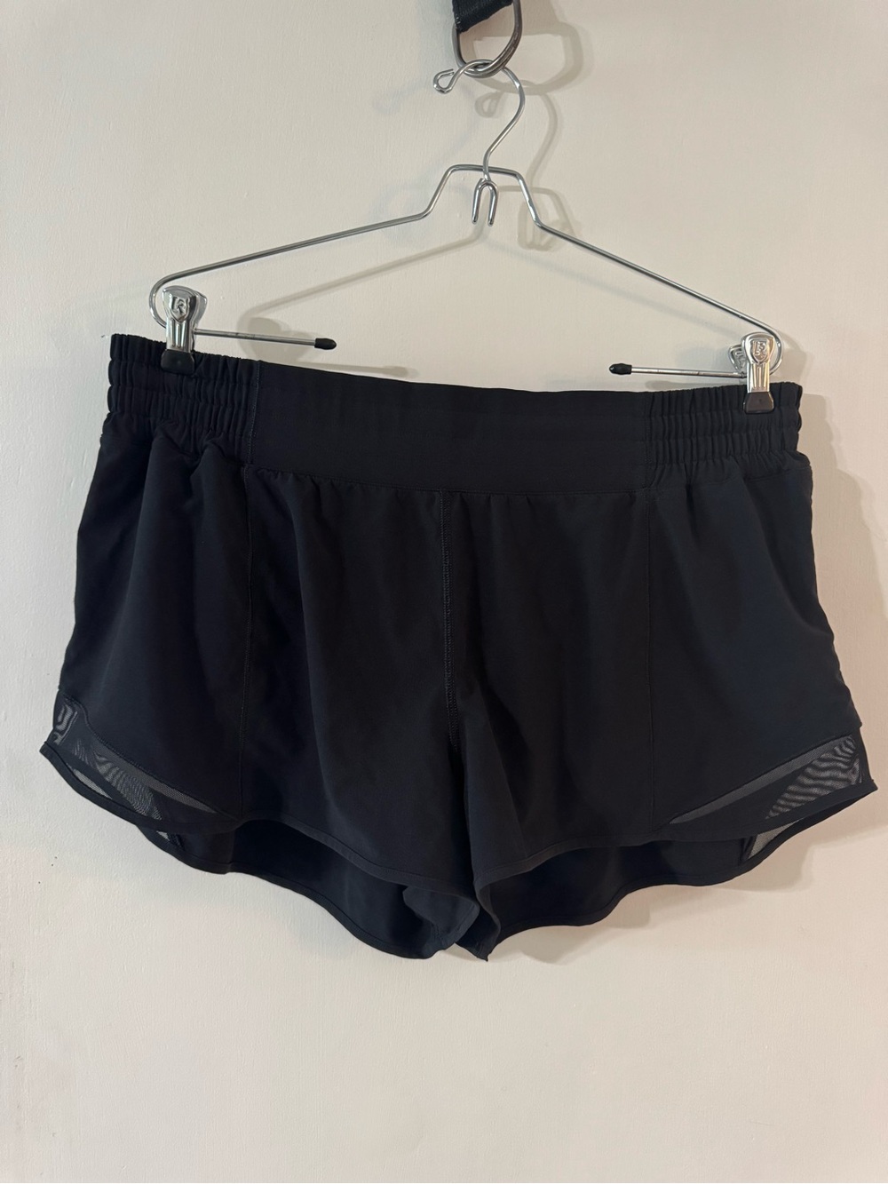 lululemon athletica Black Women's Athletic Shorts - Mesh Accent